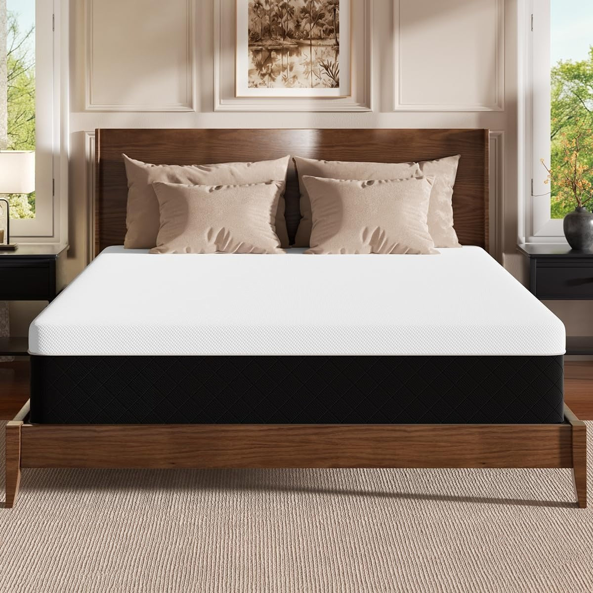 Cooling Firm Memory Foam Queen Mattress