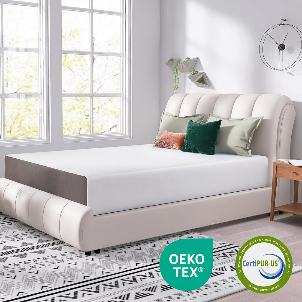 Breathable Plush Memory Foam Queen Mattress