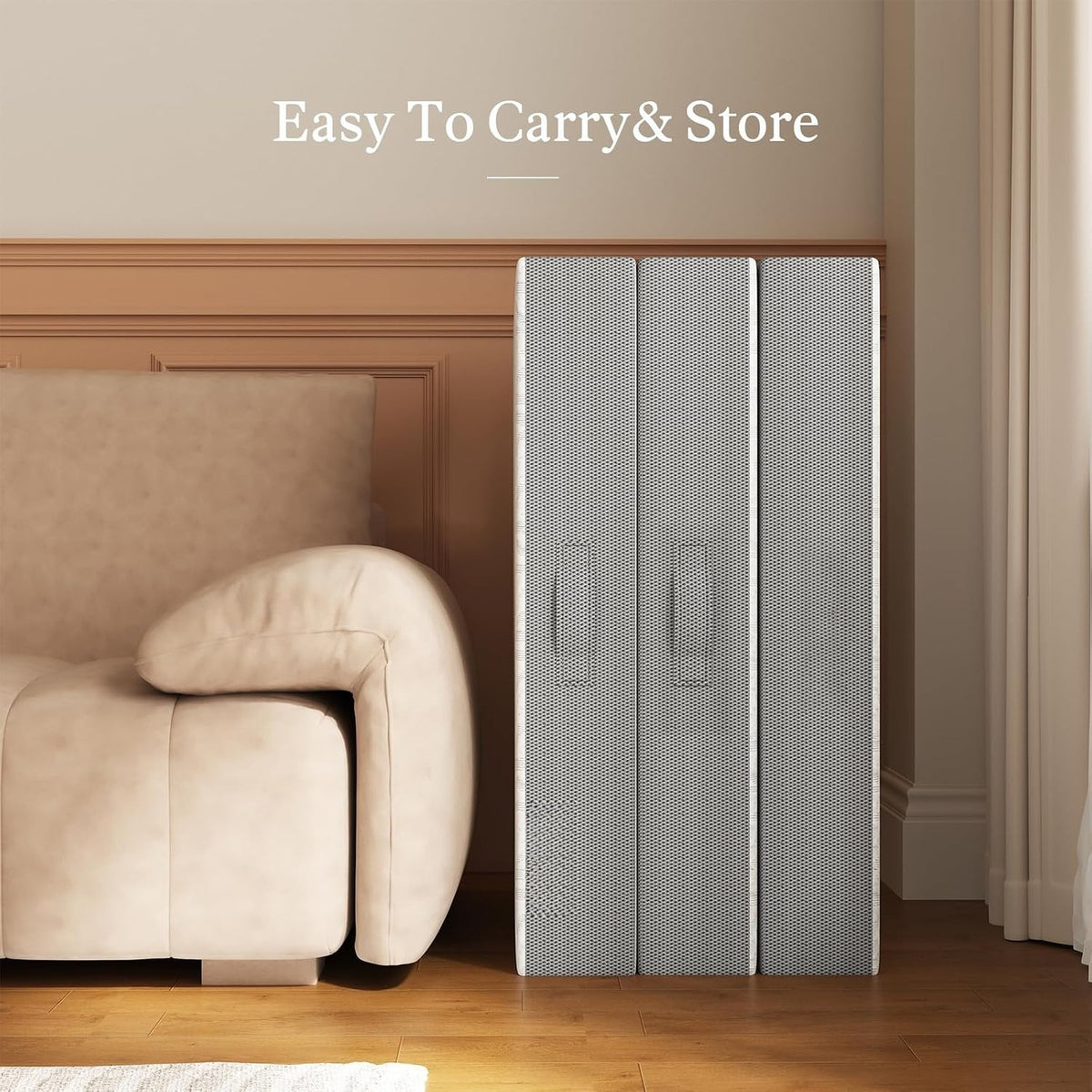 Tri‑Fold Memory Foam Portable Floor Mattress