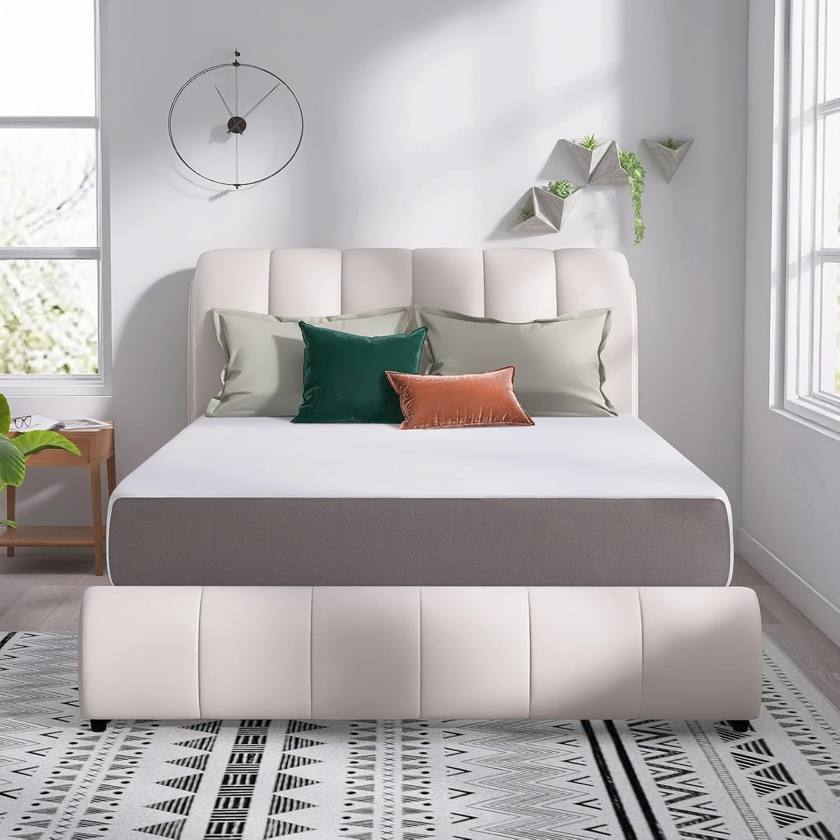 Breathable Plush Memory Foam Queen Mattress