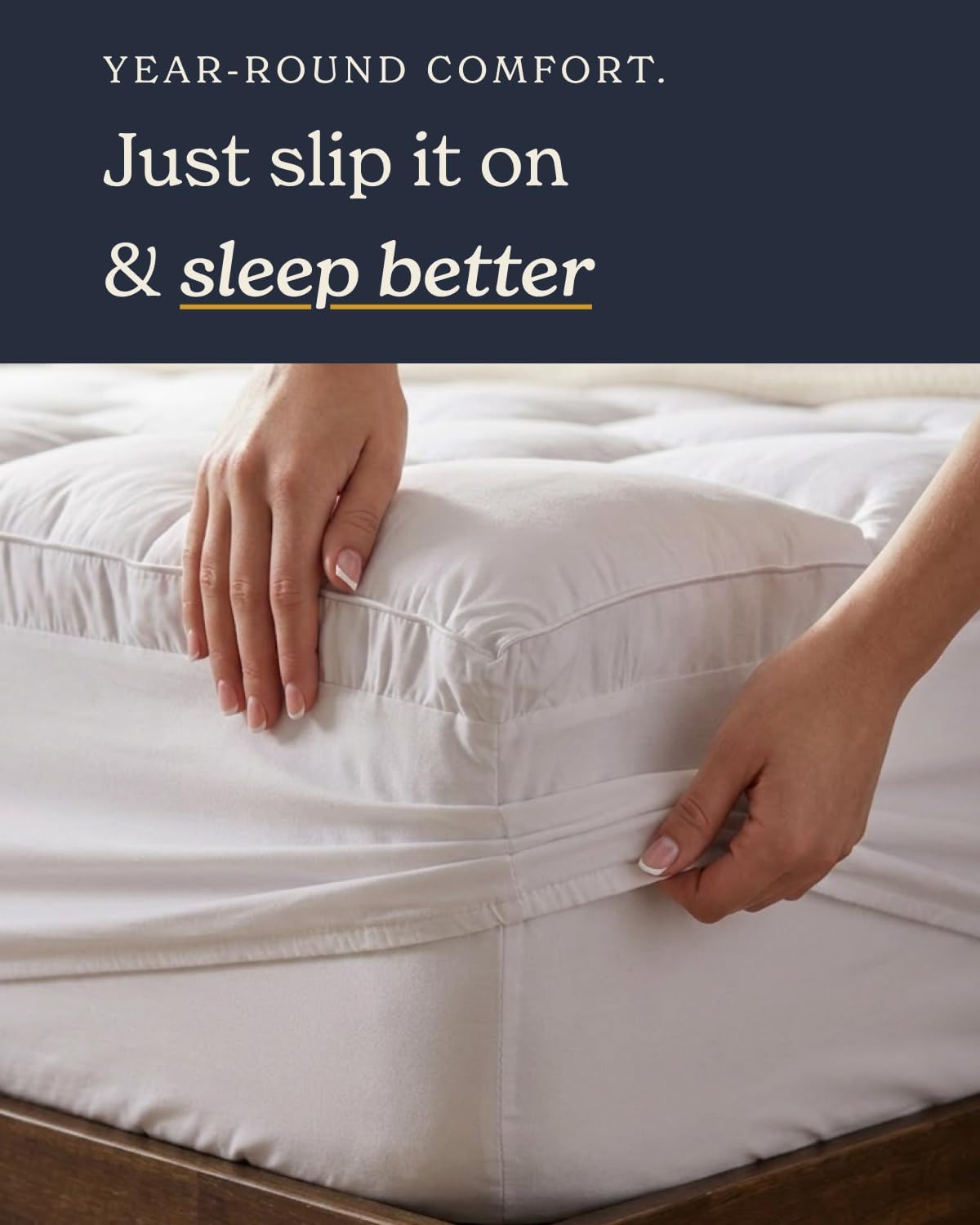 Soft Plush Breathable Queen Mattress Topper