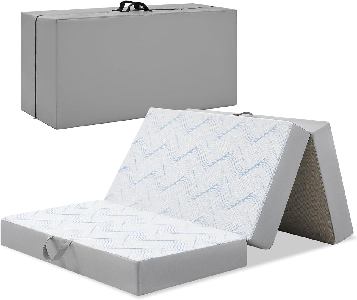 Foldable Memory Foam Full‑Size Floor Mattress