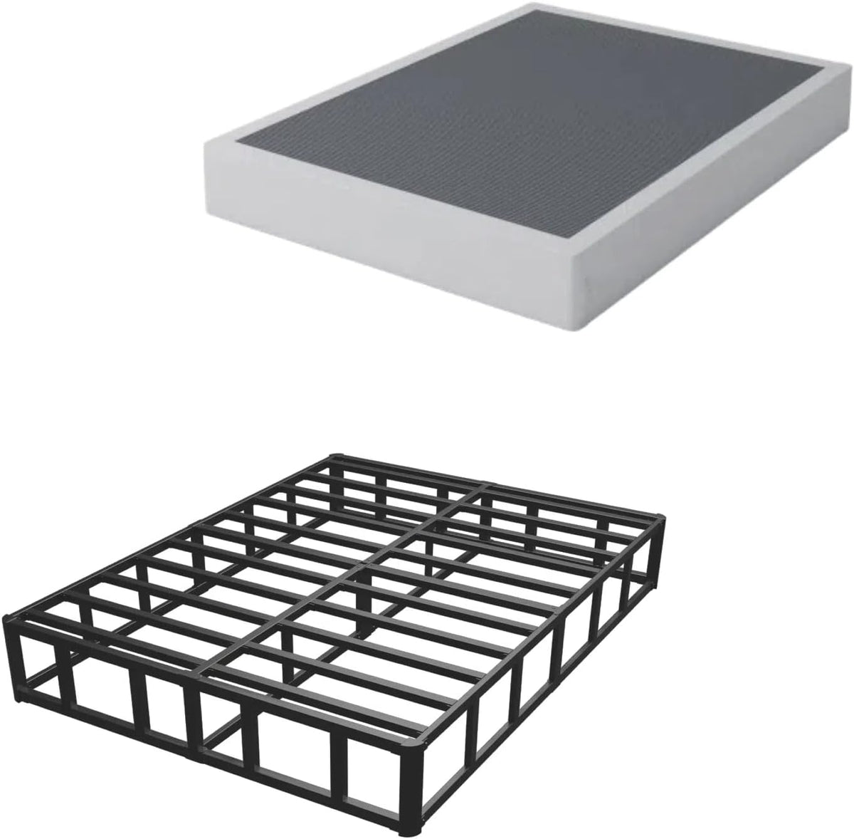 Heavy‑Duty Metal King Mattress Foundation Base