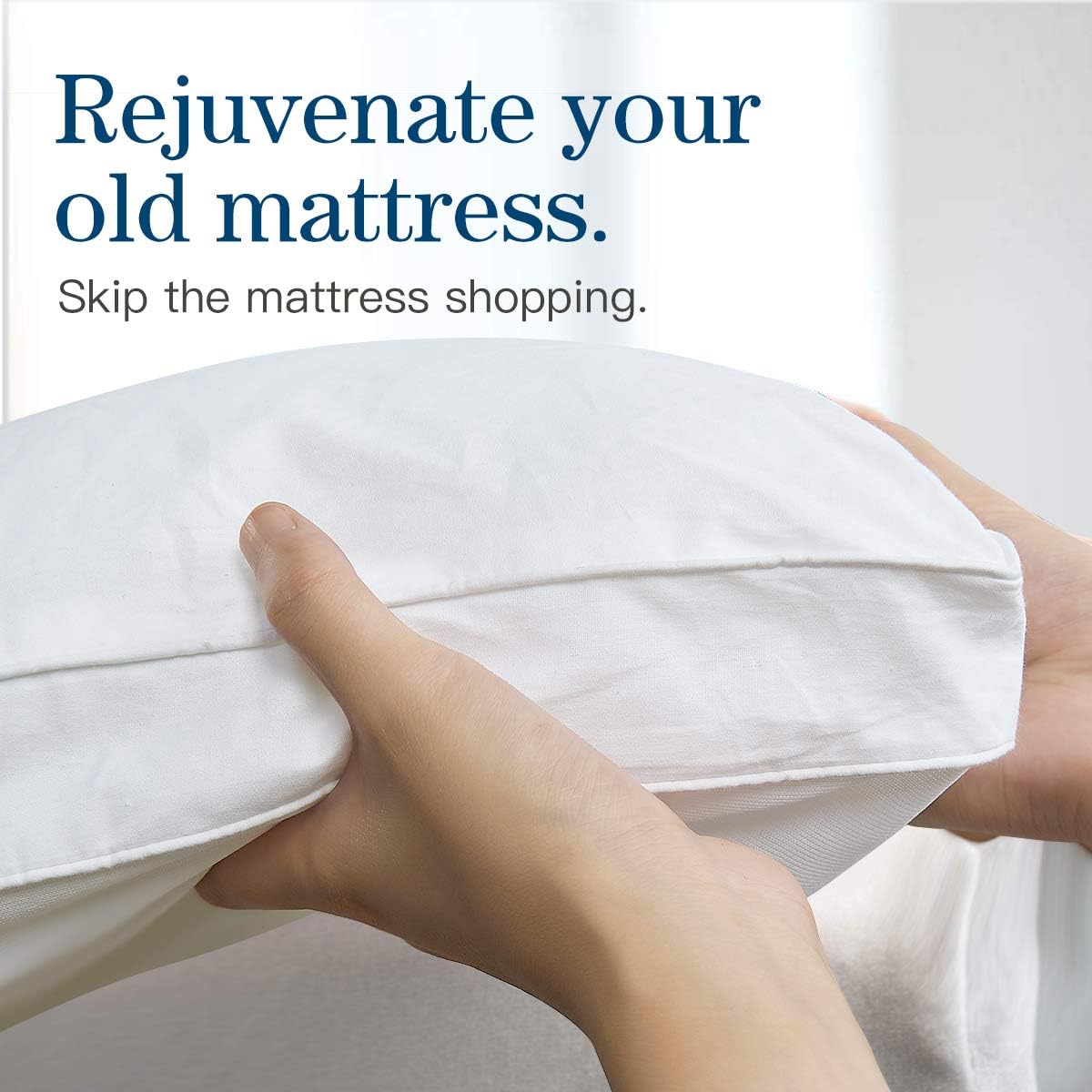 Cotton Cooling Plush King Mattress Topper