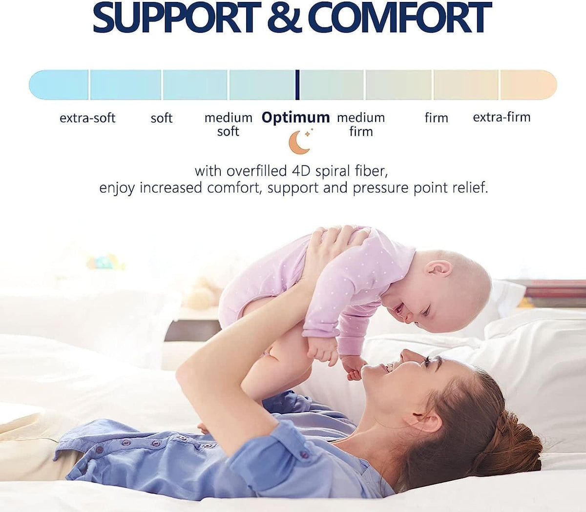 Cooling Plush Queen Mattress Topper Pad