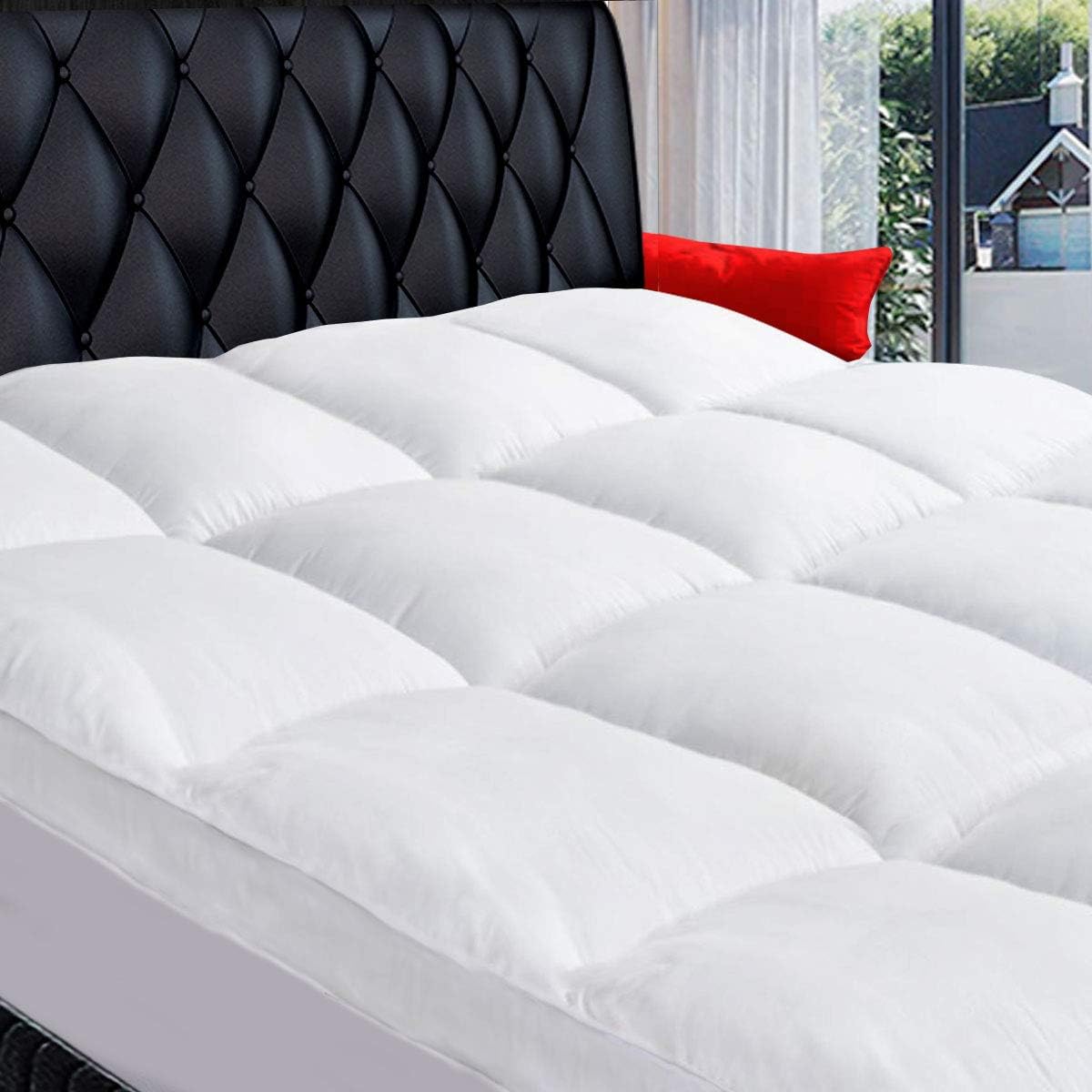 Cotton Cooling Plush King Mattress Topper