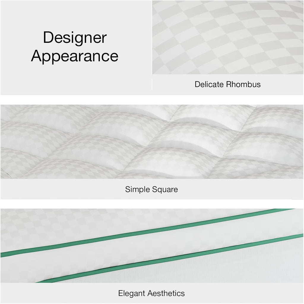 Fluffy Breathable Queen Mattress Topper