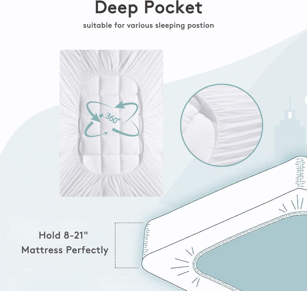 Cooling Plush Queen Mattress Topper