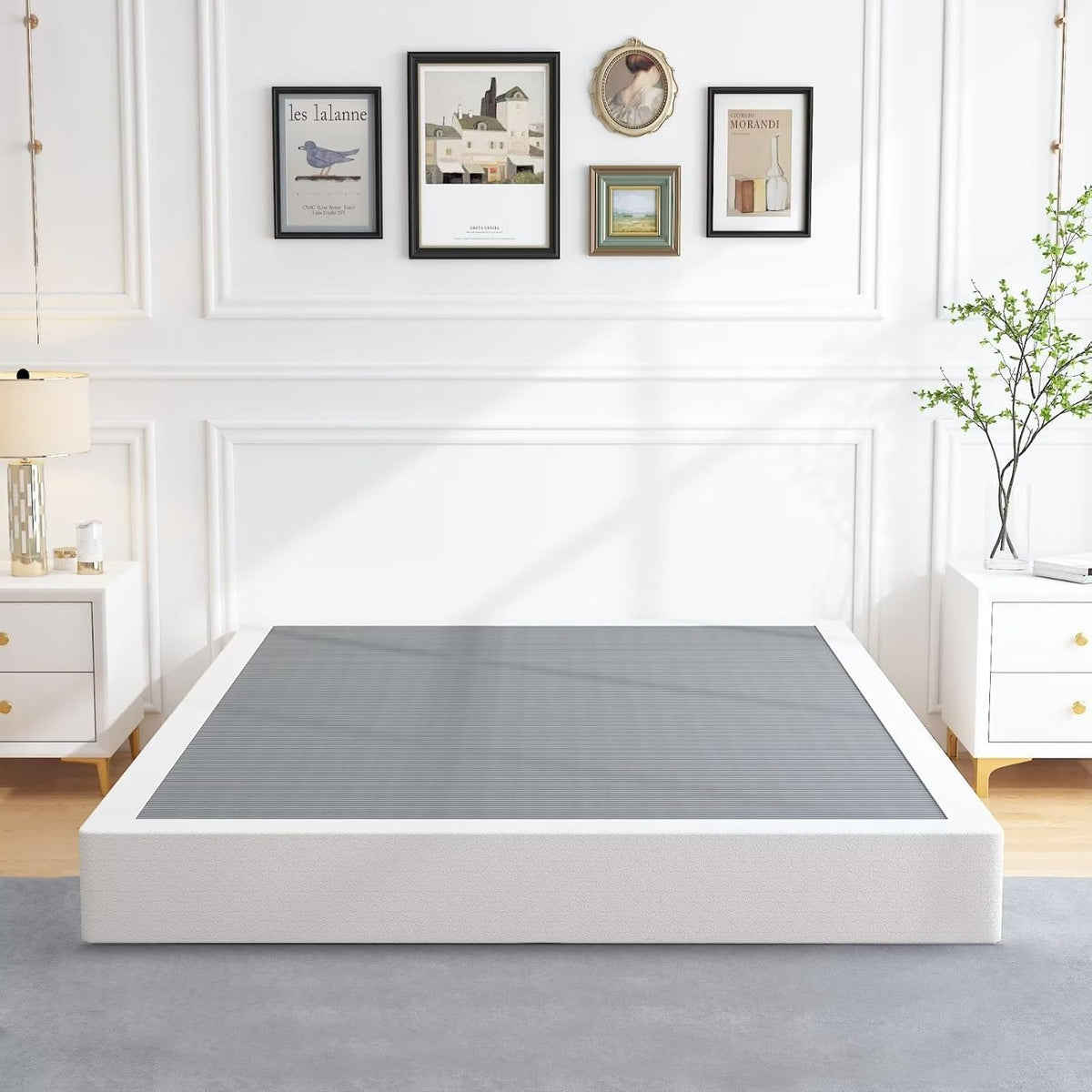 Heavy‑Duty Metal King Mattress Foundation Base