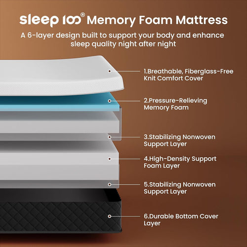 Cooling Firm Memory Foam King Mattress