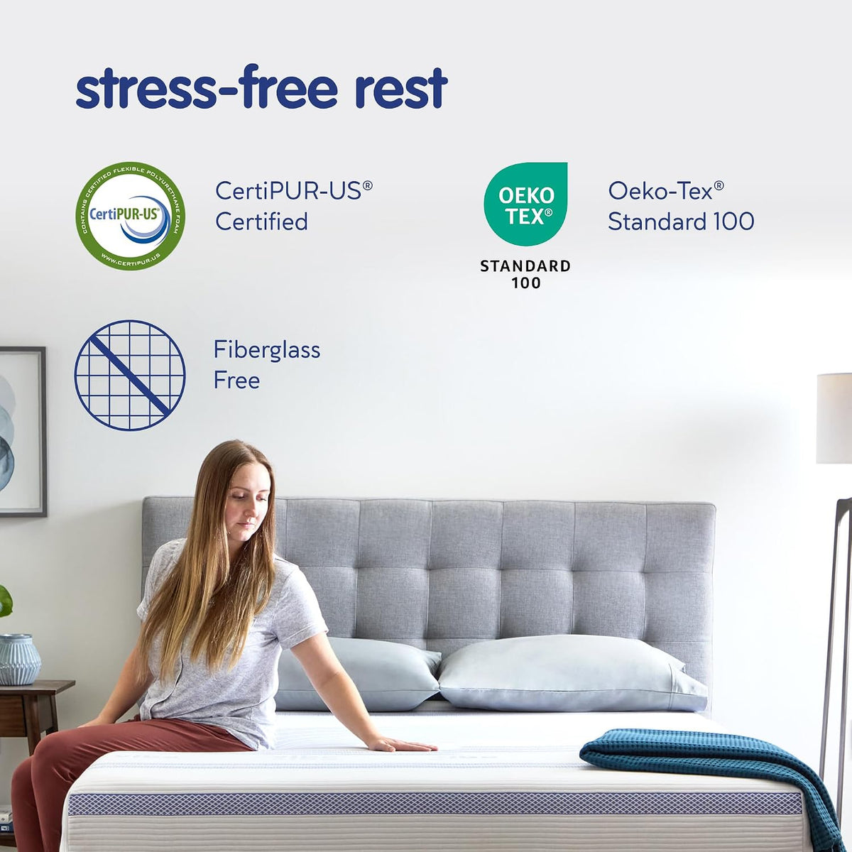 Gel Memory Foam Queen Size Mattress