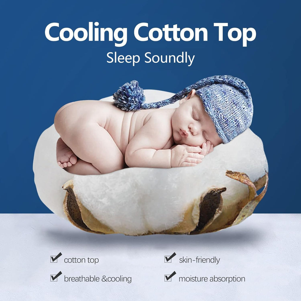 Cotton Cooling Plush King Mattress Topper