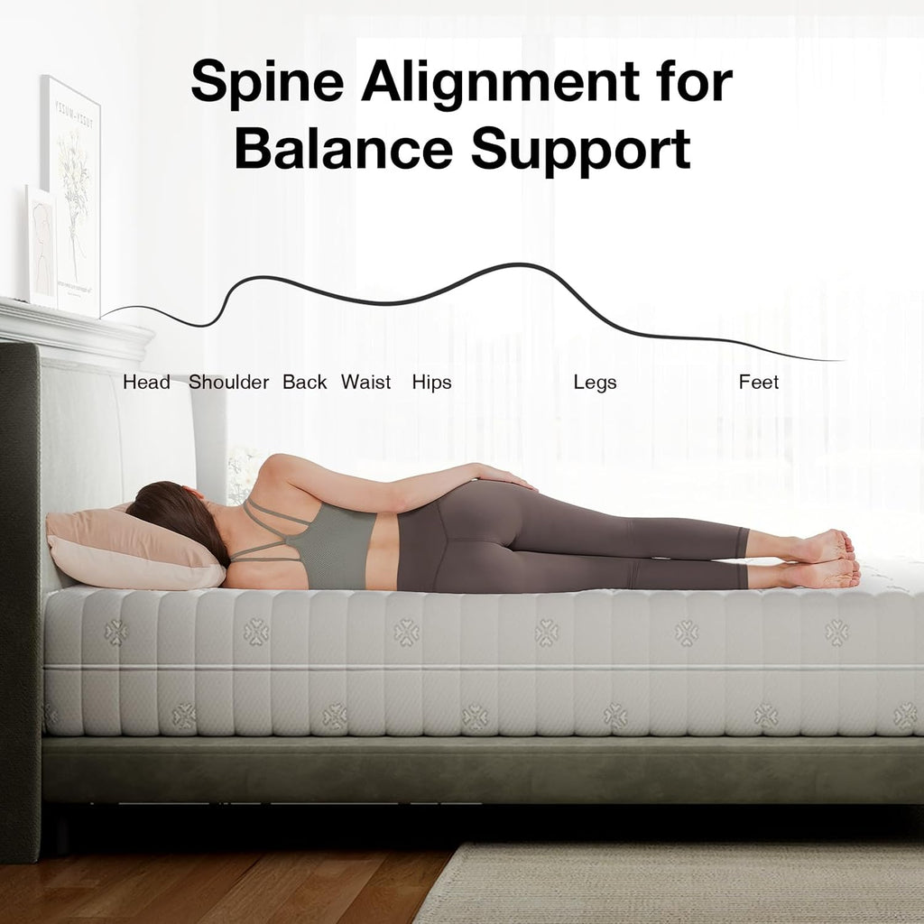 Breathable Ergonomic Foam Queen Mattress