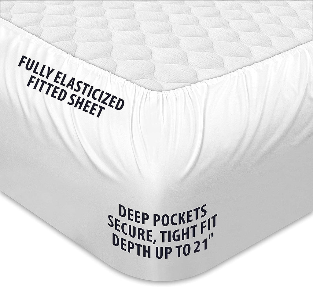 Cotton Cooling Plush King Mattress Topper