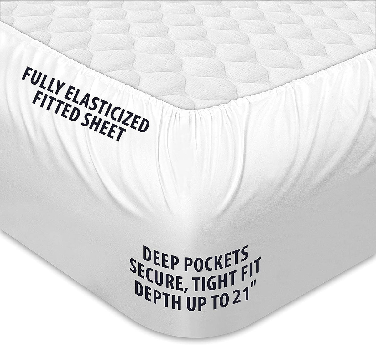 Cotton Cooling Plush King Mattress Topper