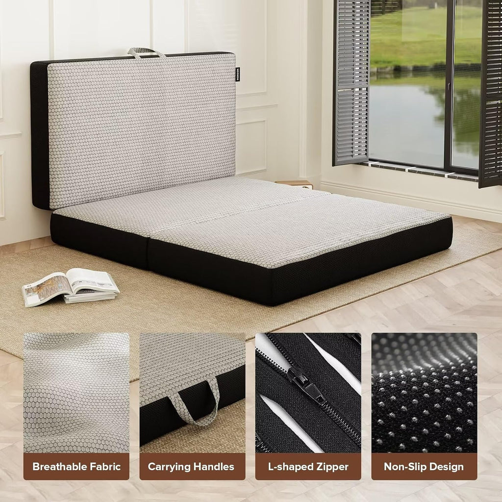 Foldable Memory Foam Full Floor Mattress