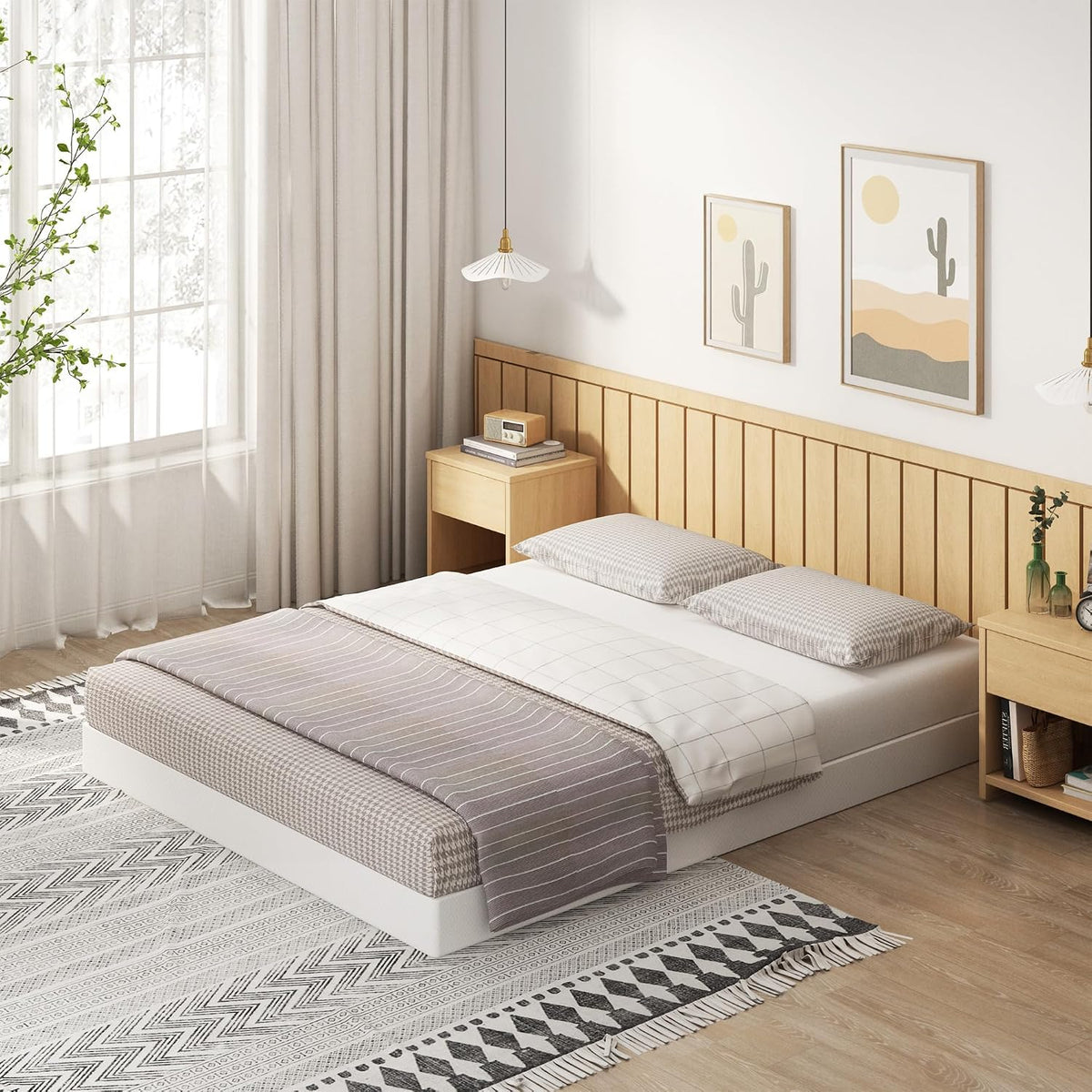 Low‑Profile Metal Full Mattress Foundation Base