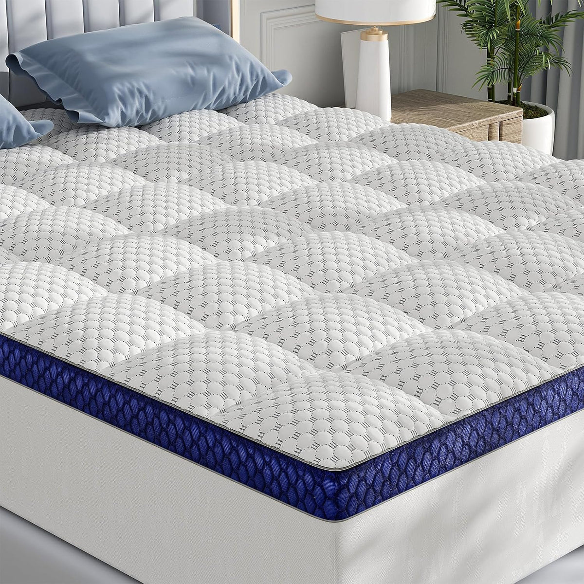 Bamboo Soft Memory Foam Queen Topper