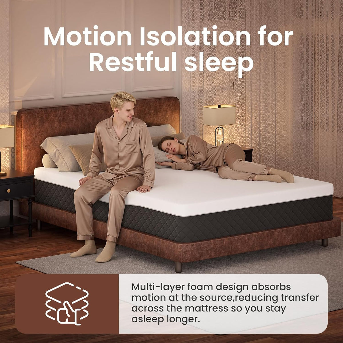 Cooling Firm Memory Foam Queen Mattress