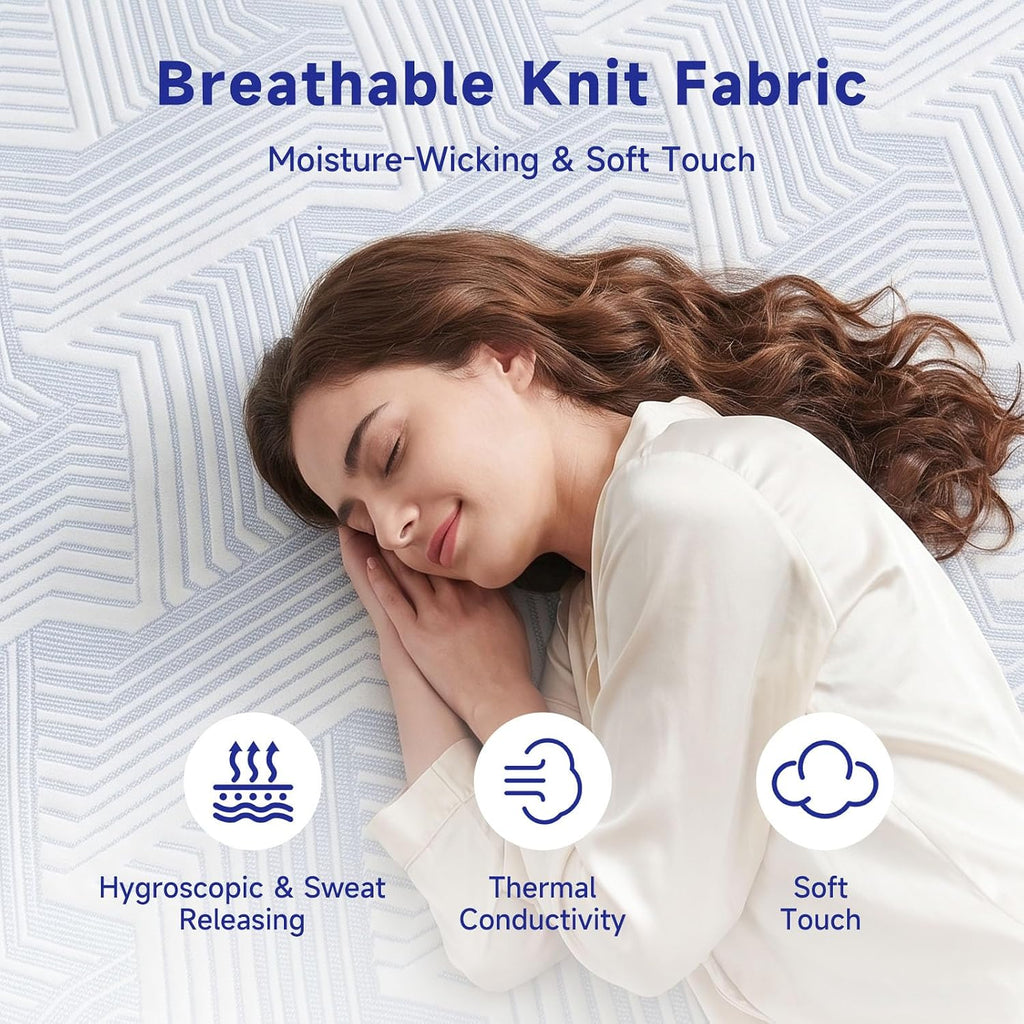 Cooling Gel Memory Foam Queen Mattress