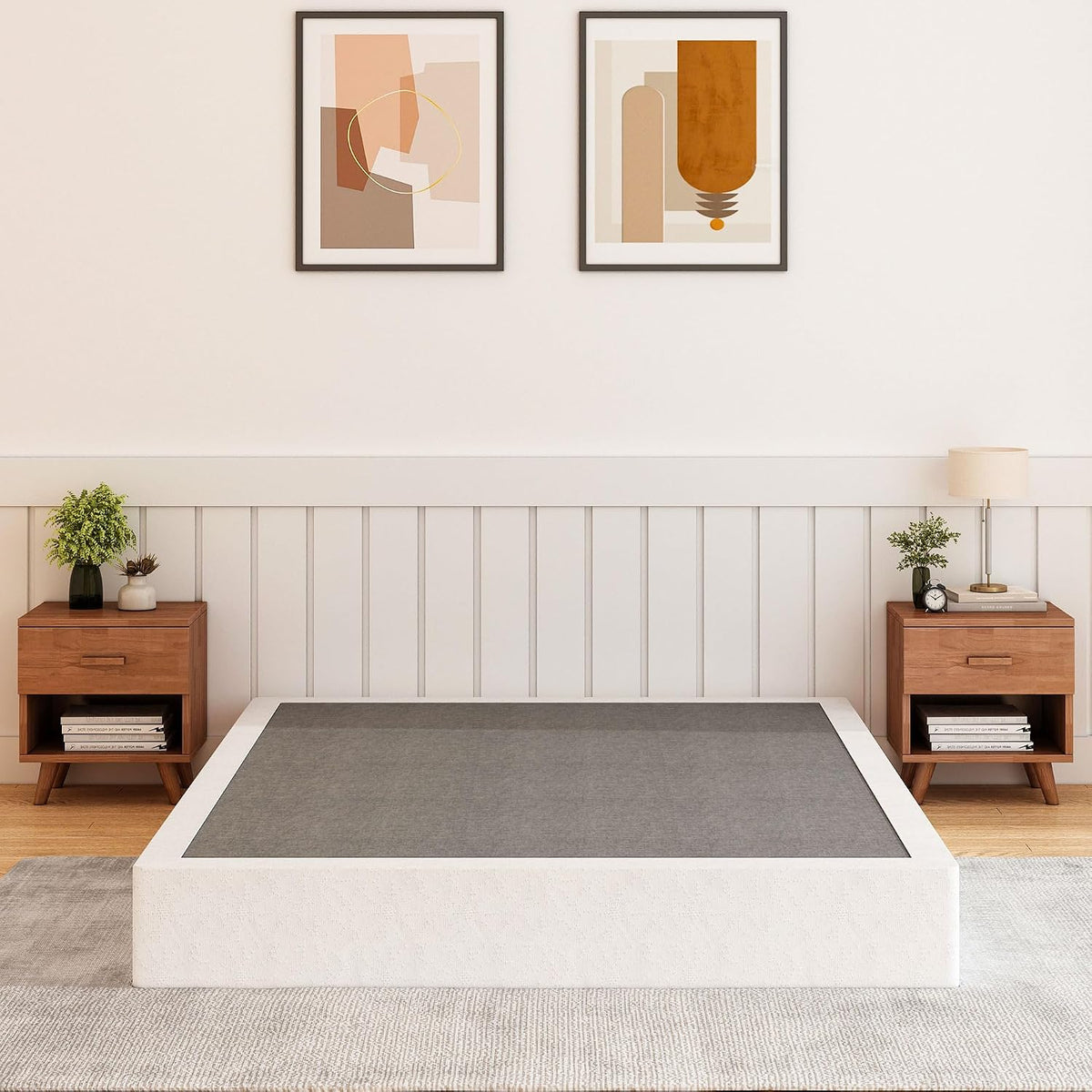 Heavy‑Duty Metal Queen Box Spring Foundation
