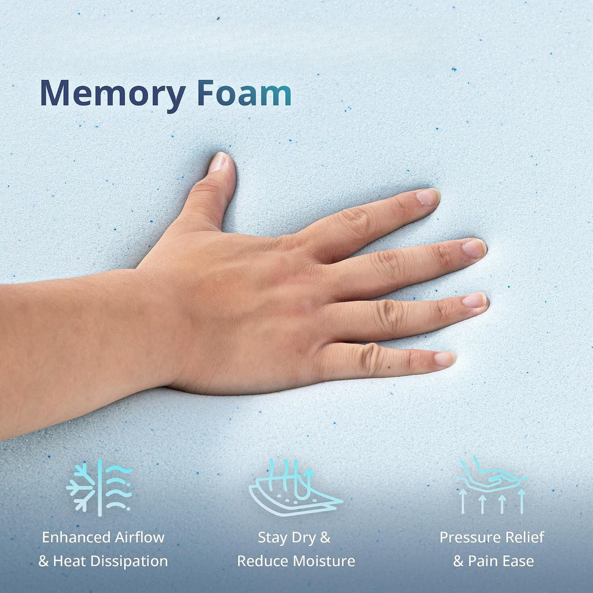 Cooling Gel Memory Foam Queen Mattress